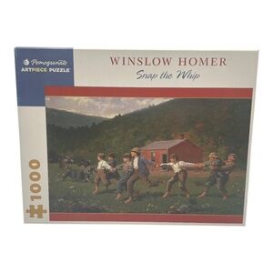 Pomegranate 1000 Piece Puzzle, Winslow Homer "Snap The Whip" 1872 Oil Painting